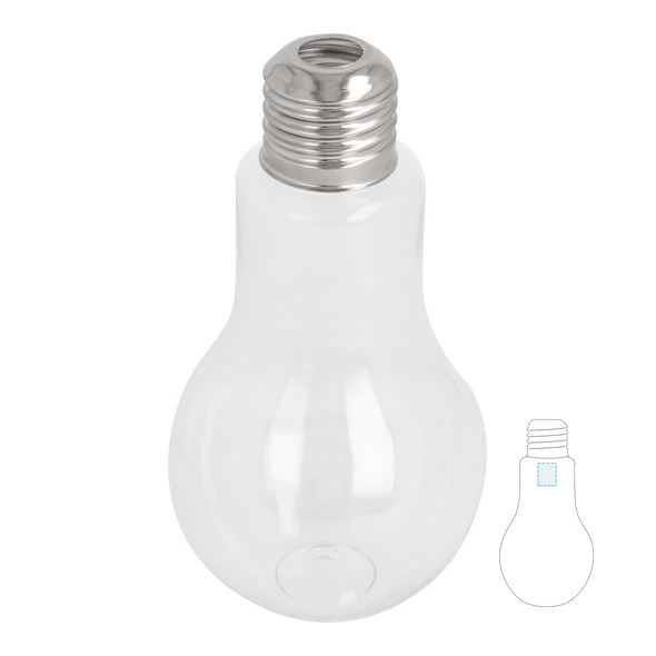 Flessen met PET transparante lampvorm